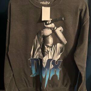 DMX Graphic Men's Crewneck Sweater NWOT- Gray